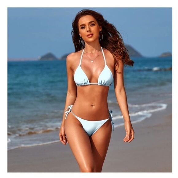 Plus Sized Sexy white thong bikini - Picture 1 of 6